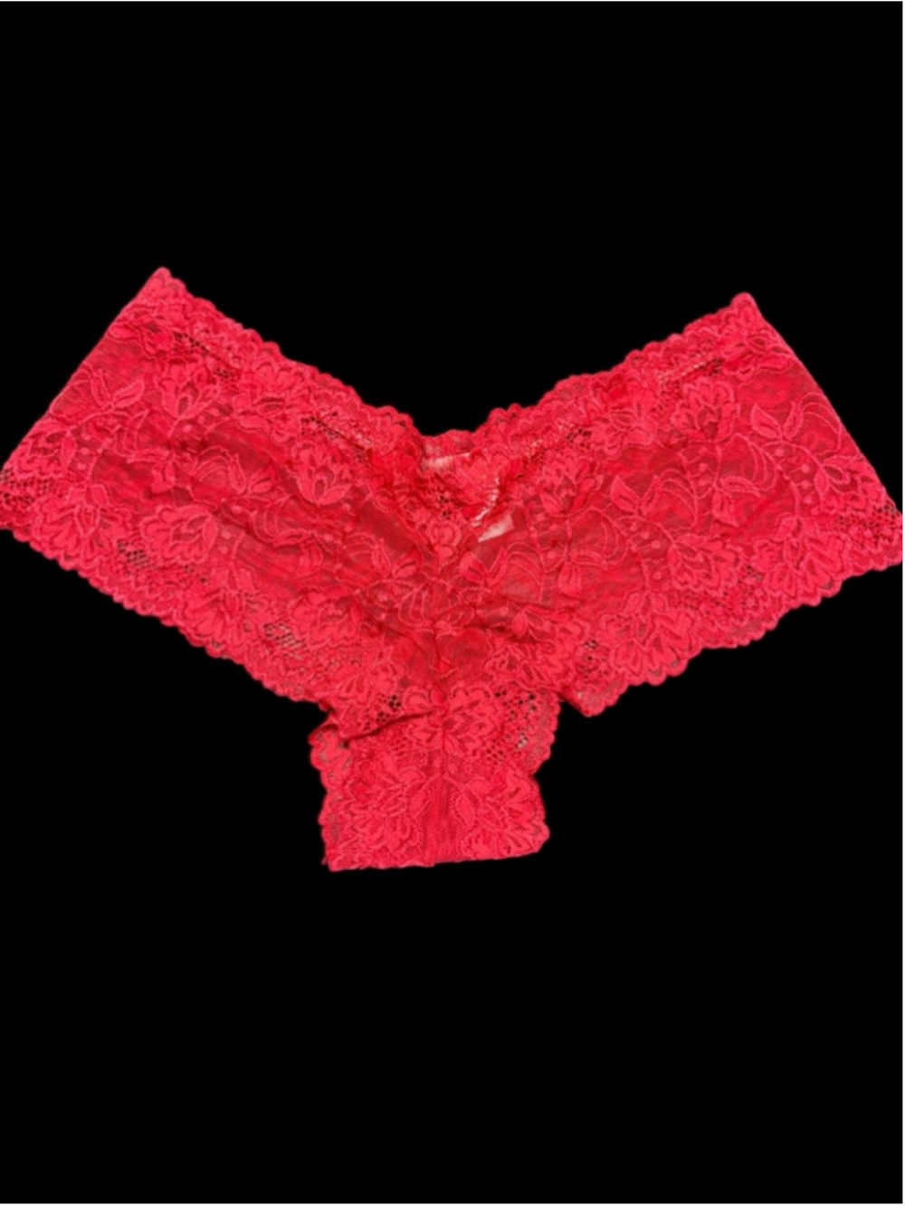 Women's Ambrielle Red Lace Panties XL